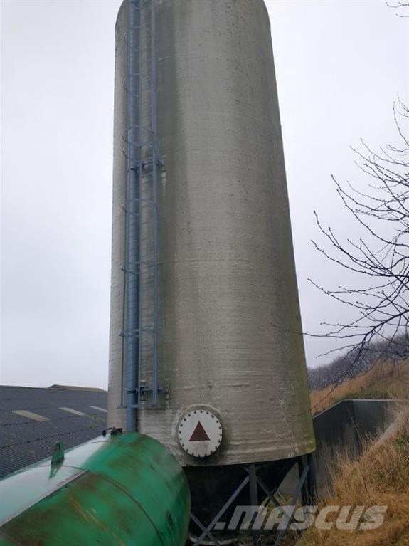 Tunetank 143m3 Glasfibersilo Tvertņu izkraušanas aprīkojums