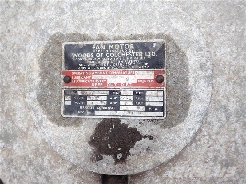 Vognblæser, Axialblæser 11 kw, 15 hk 穀物烘乾機