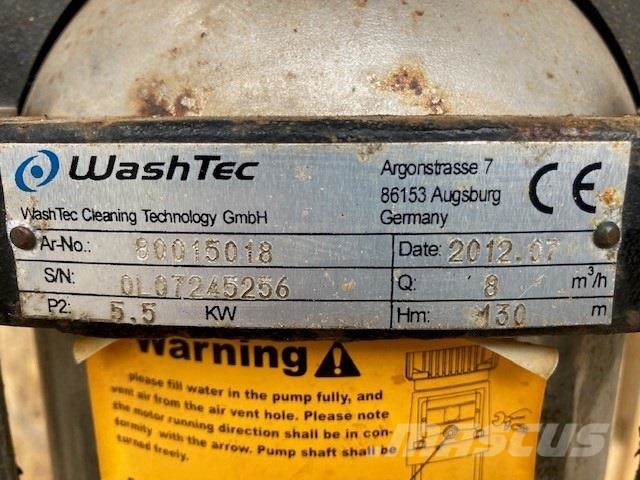 WashTec pumpe 5,5 kW moms fri Ďalšie komponenty