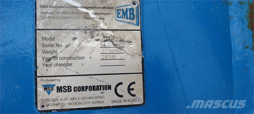  EMB VP3000 Ehituspurustid