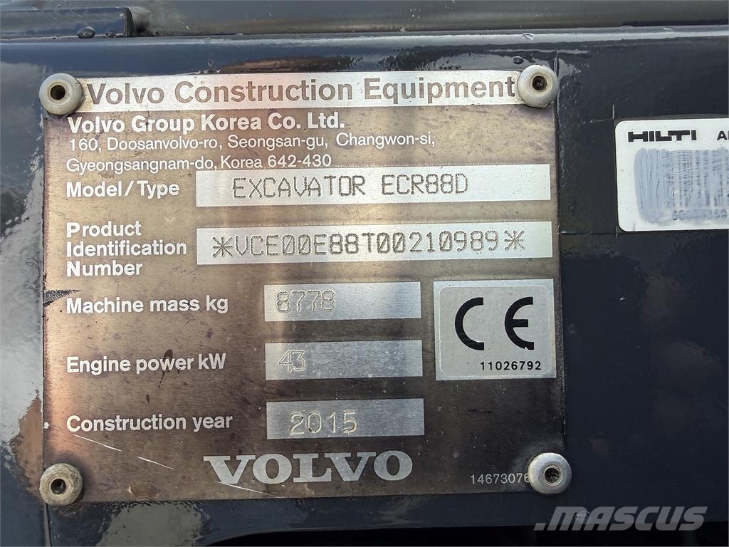 Volvo ECR88D Midibagger 7t - 12t