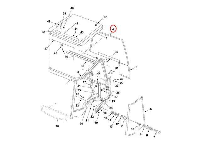 Terex 760, 820, 860, 865, 960, 970 Kabinen