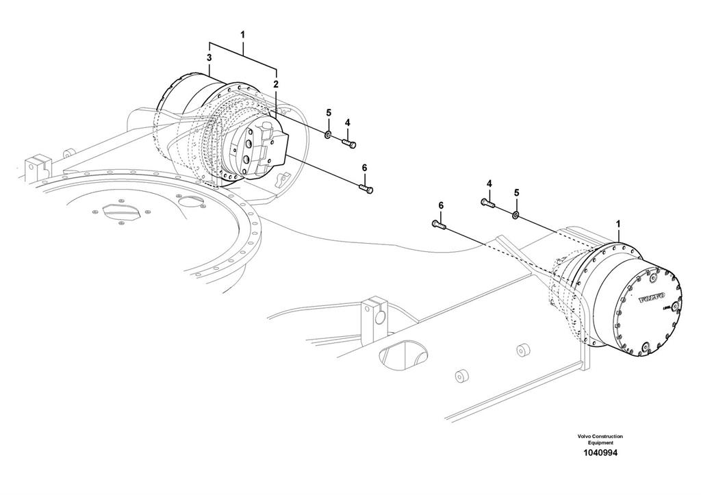 Volvo EC360 Transmission