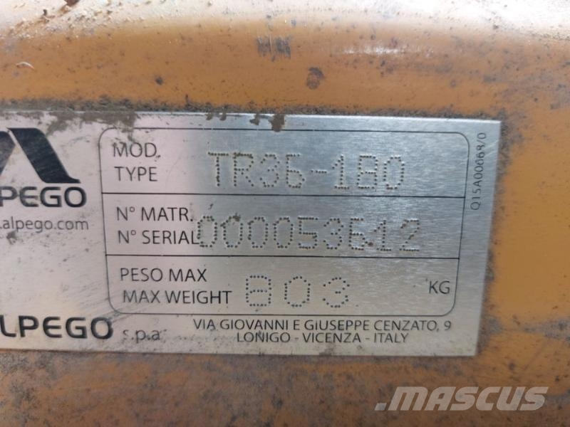 Alpego TR36-180 ماكينات تقطيع أخشاب الحراجة