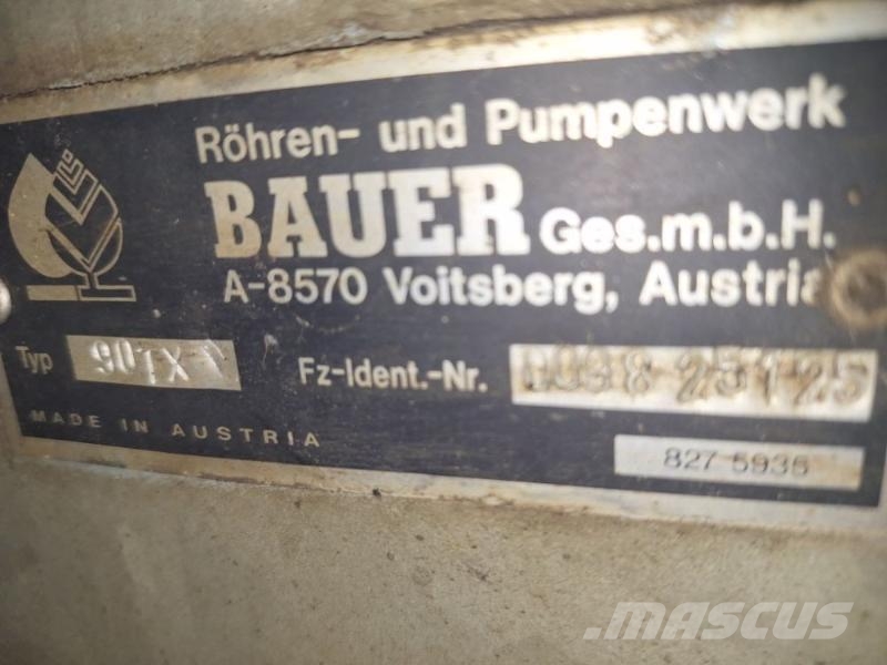 Bauer 90/380 أنظمة الري