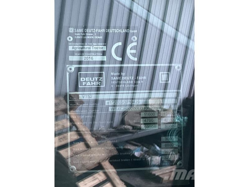 Deutz 6175TTV الجرارات