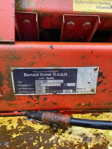 Bernard Krone HSD5001 Ďalšie prívesy