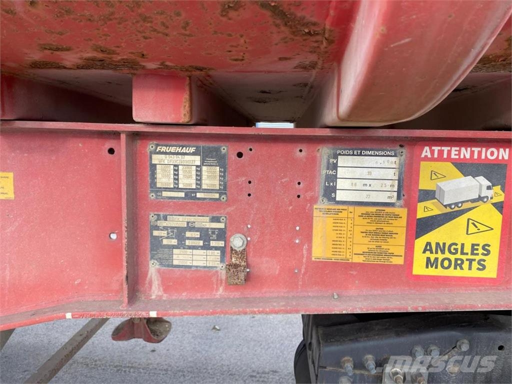 Fruehauf Semi Benne Acier 2 essieux 运输工具-其他