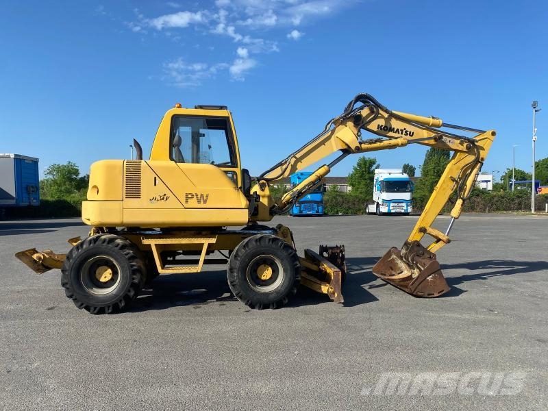 Komatsu PW95 Escavatori gommati