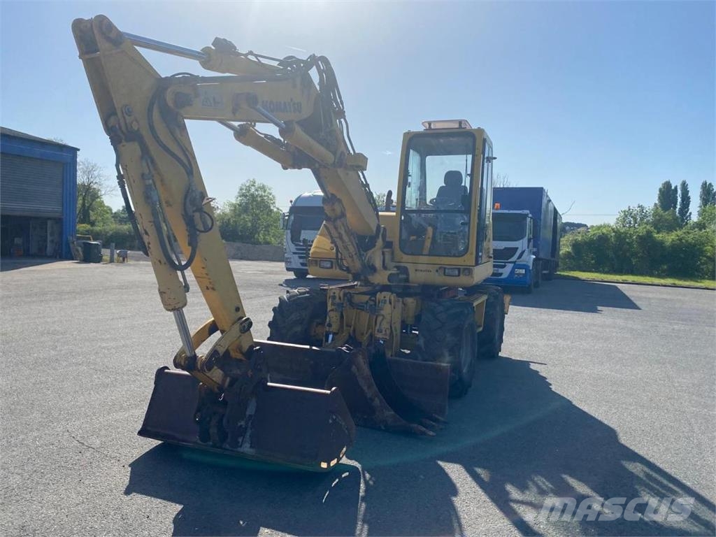 Komatsu PW95 Kolová rýpadla