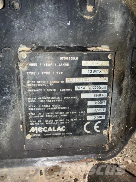 Mecalac 12 MTX Bageri na kotačima