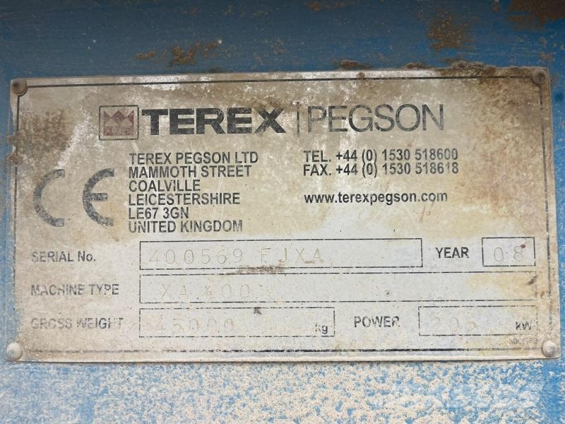 Terex PEGSON XA400 Bouw - Overige