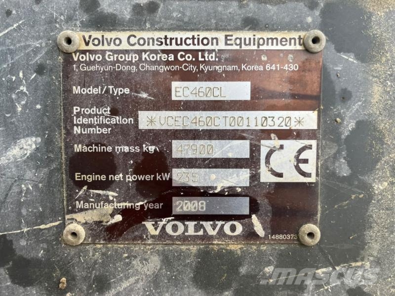 Volvo EC460 Rupsgraafmachines