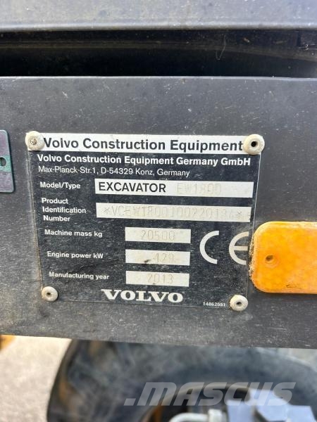 Volvo EW180 D Excavadoras de ruedas