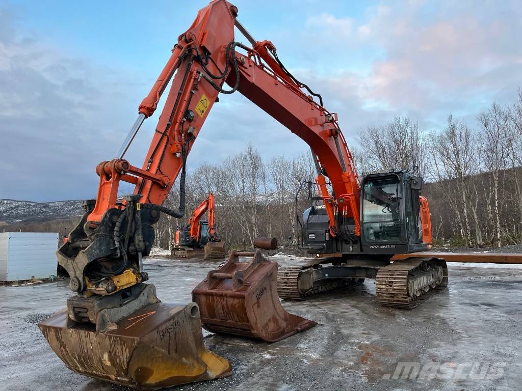 Hitachi ZX 225 US LC-6, 2018, Tverrlandet, Nordland, Noorwegen