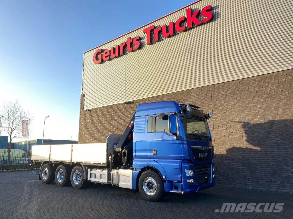 MAN TGX 35.500 8X4 TRIDEM + HIAB X-HIPRO 302 E-7 KRAAN Автокранове