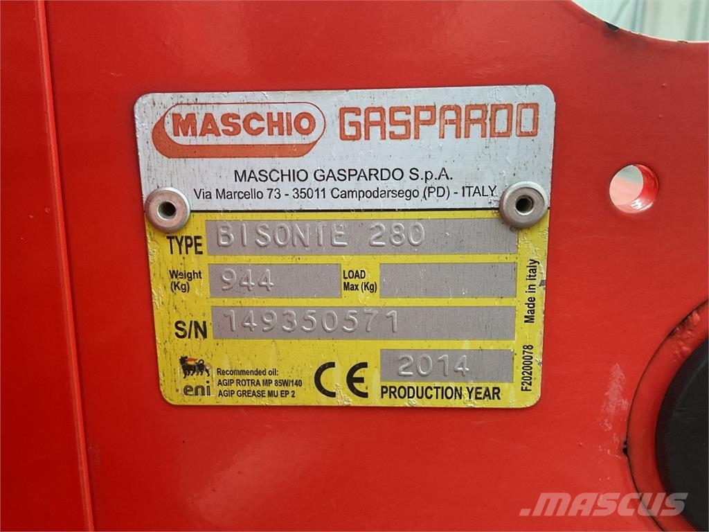 Maschio Bisonte 280 Otros equipos para cosechadoras de forraje