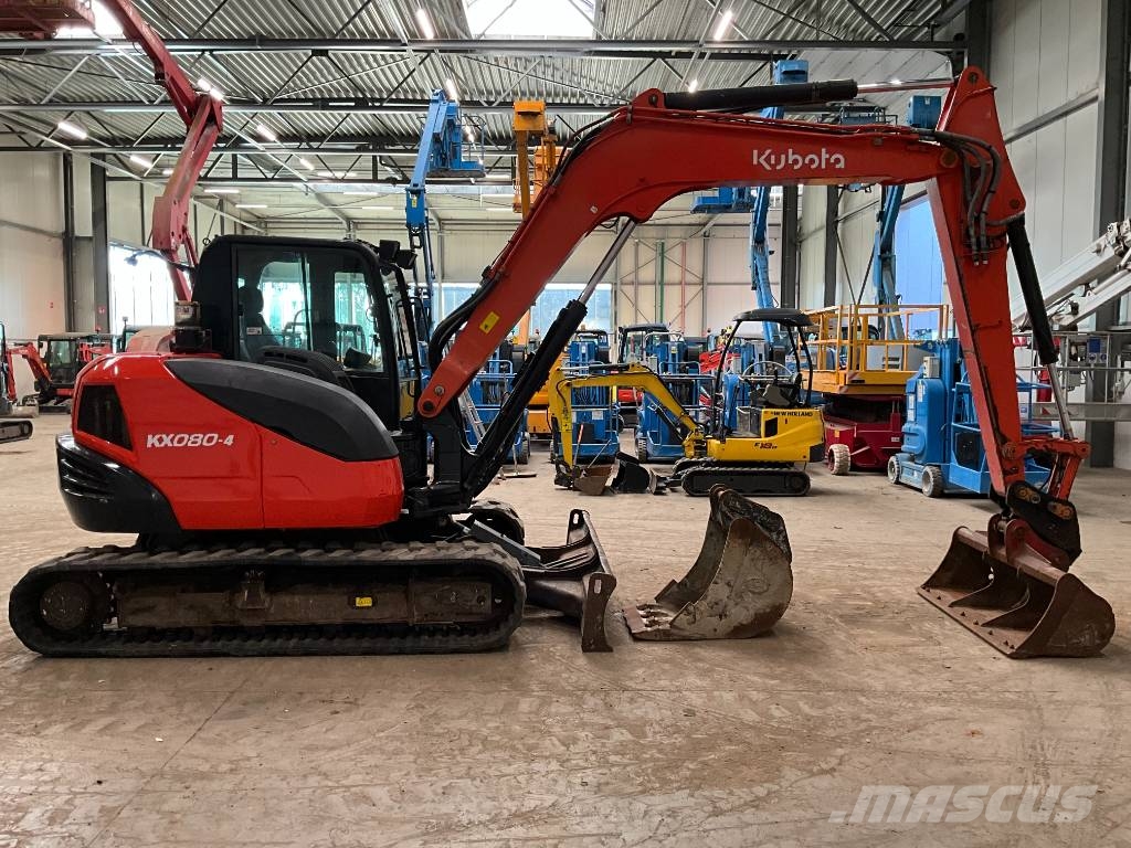 Kubota KX 080-4 Midi-gravemaskiner 7t - 12t