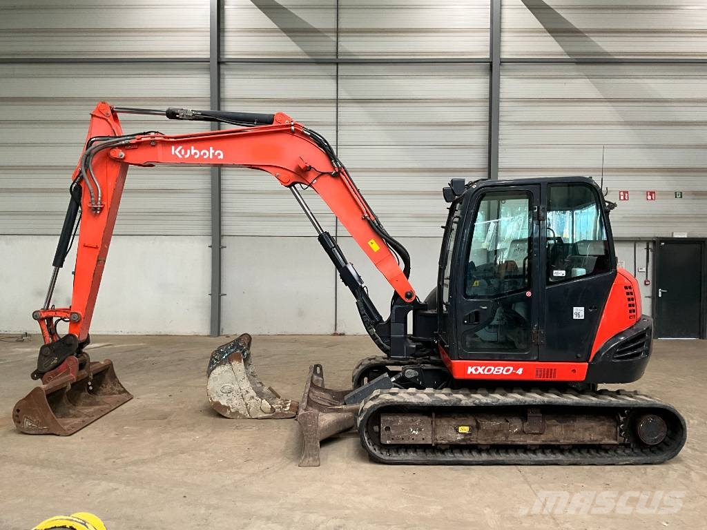Kubota KX 080-4 Midi-gravemaskiner 7t - 12t