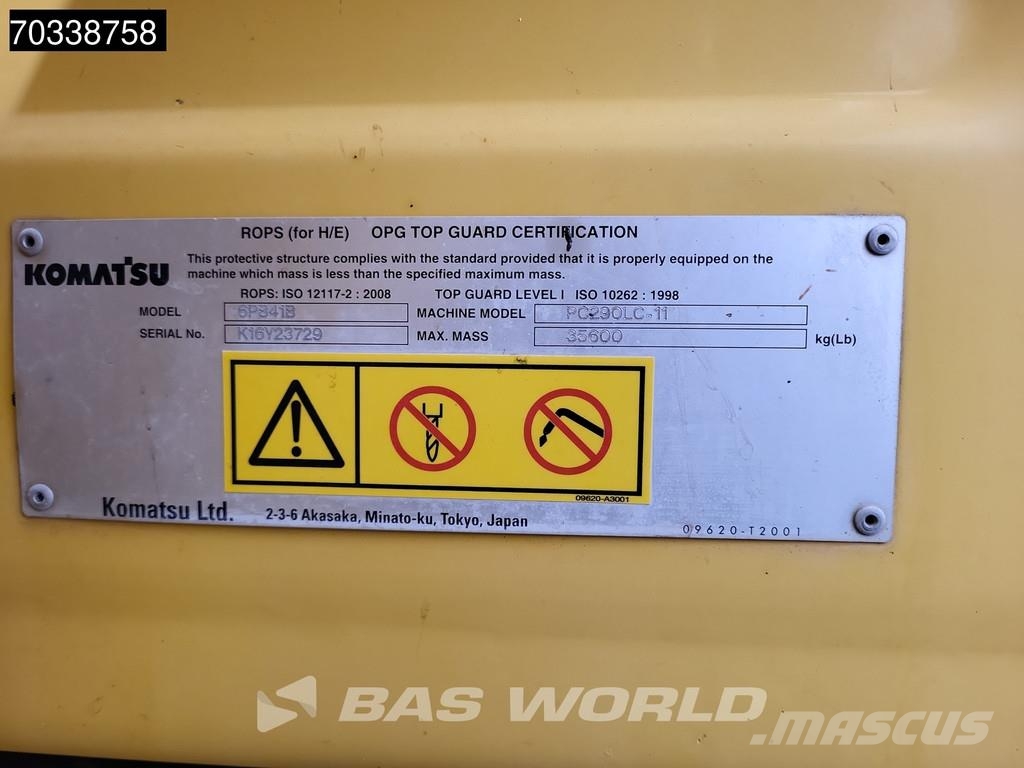 Komatsu PC290 LC-11 Верижен екскаватор