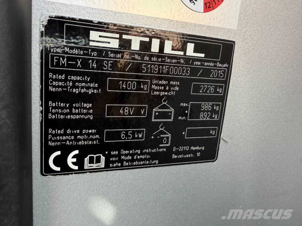 Still FM FM-X 14 SE Viljuškari sa pomičnim stupom