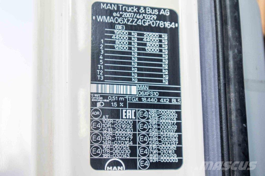 MAN TGX 18.440 XLX BLS + INTARDER Ťahače