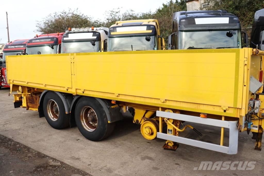  ROAD / RAIL DROPSIDE TRAILER Schienen Wartung