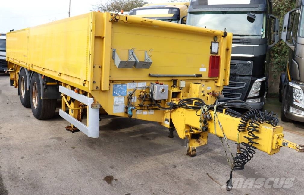  ROAD / RAIL DROPSIDE TRAILER Schienen Wartung