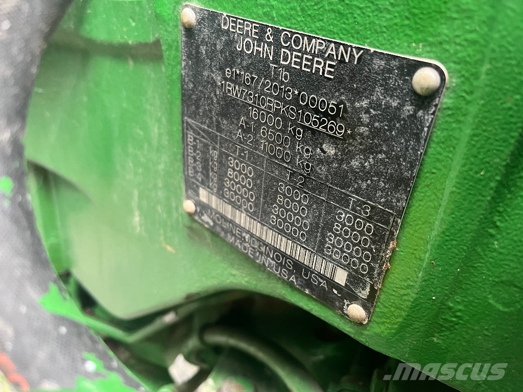 John Deere 7310R Traktorok