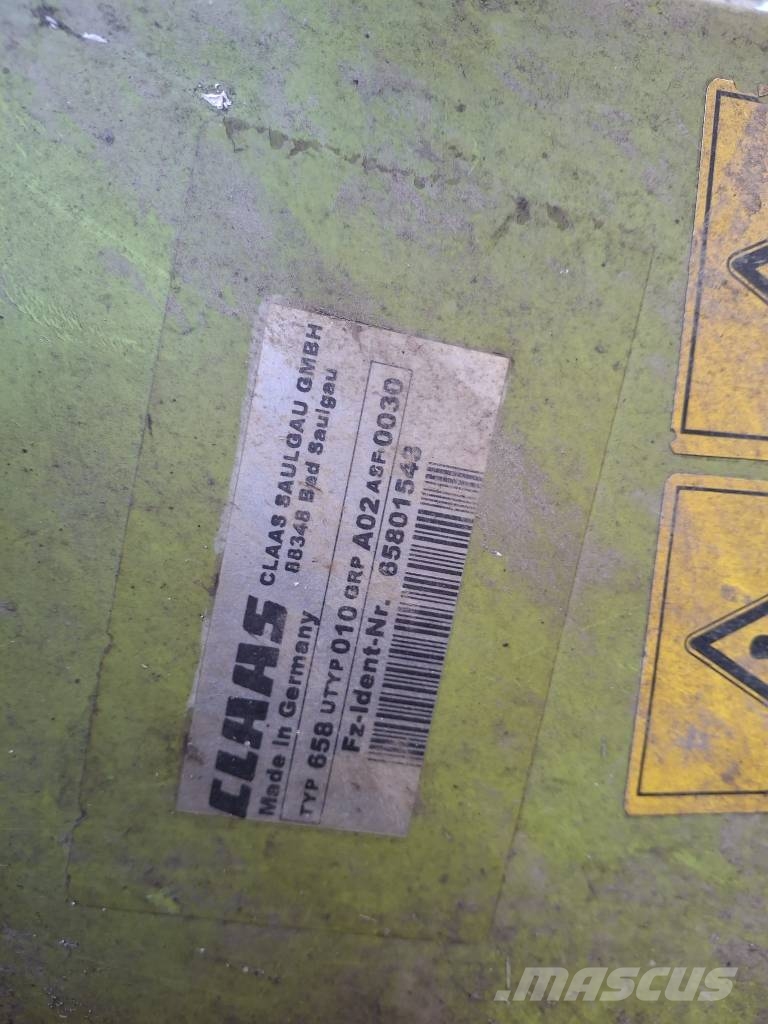 CLAAS Orbis 600 Príslušenstvo strojov na seno a krmivo