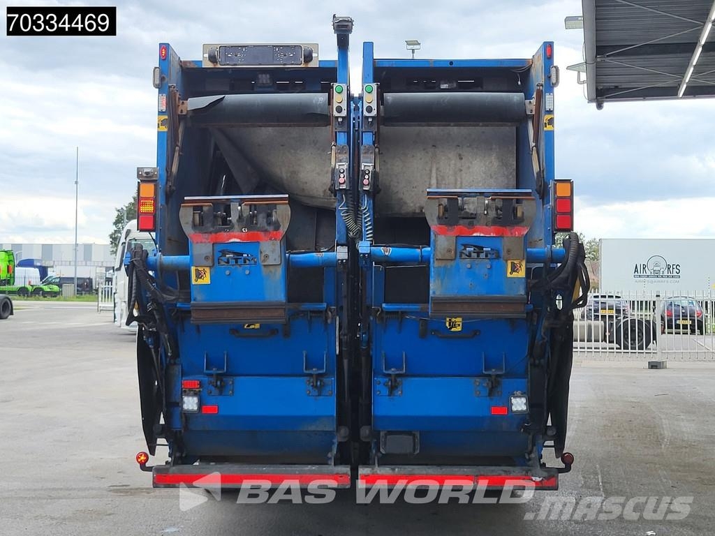 Scania P340 P 6X2 CNG ENGINE! 20m3 NTM garbage truck stee Vuilniswagens