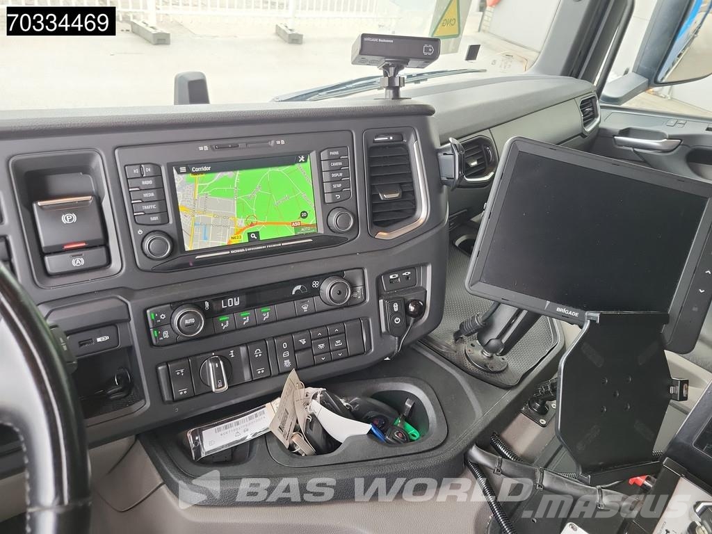 Scania P340 P 6X2 CNG ENGINE! 20m3 NTM garbage truck stee Vuilniswagens