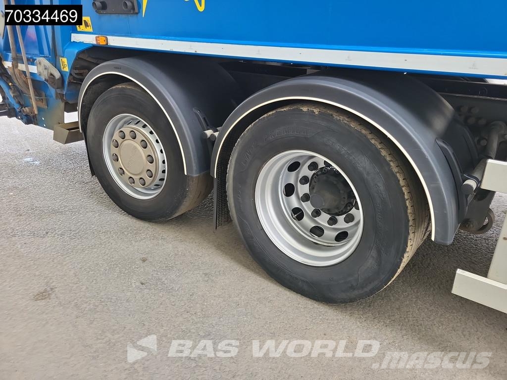 Scania P340 P 6X2 CNG ENGINE! 20m3 NTM garbage truck stee Vuilniswagens