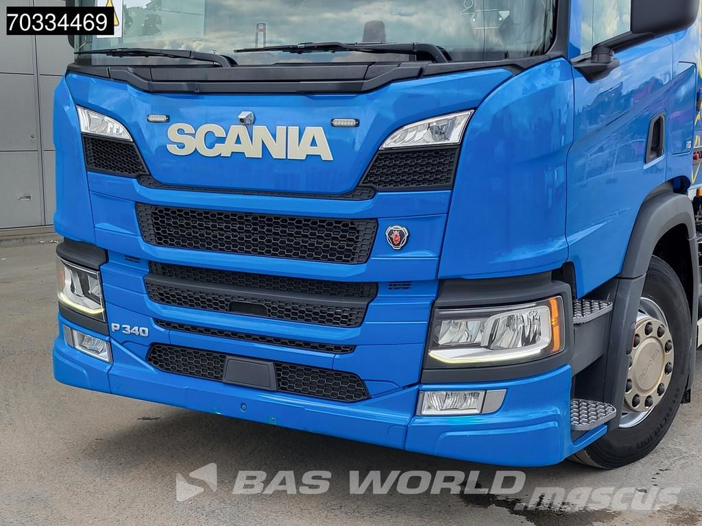 Scania P340 P 6X2 CNG ENGINE! 20m3 NTM garbage truck stee Vuilniswagens