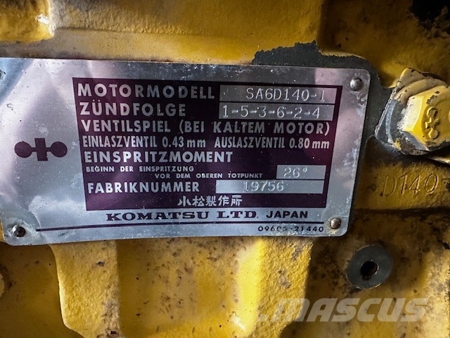 Komatsu SA6D140-1 USED ENGINE Motores