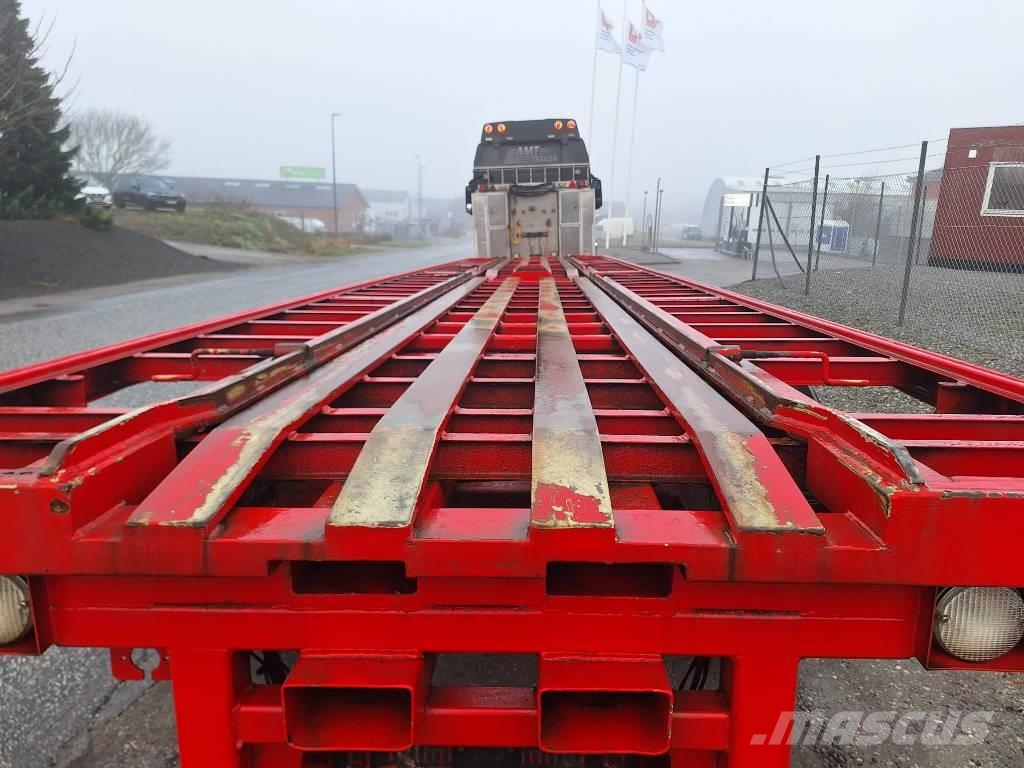 Lecitrailer 3 akslet containertrailer Semi-trailer med containerramme