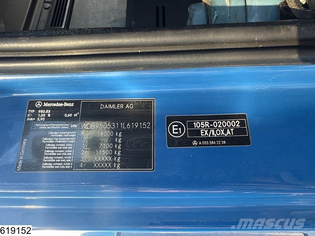Mercedes-Benz Axor 1824 EURO 5, 15100 Liter, 3 Comp, Fuel Camiones cisternas