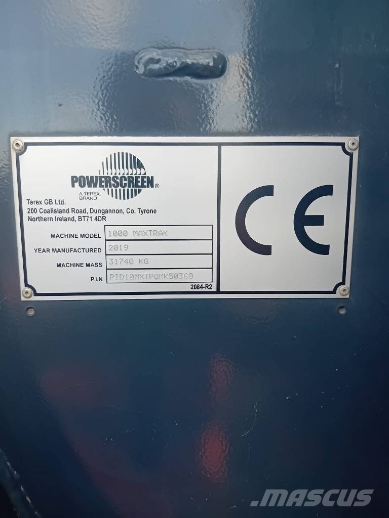 PowerScreen Maxtrak 1000 Mobile knusere