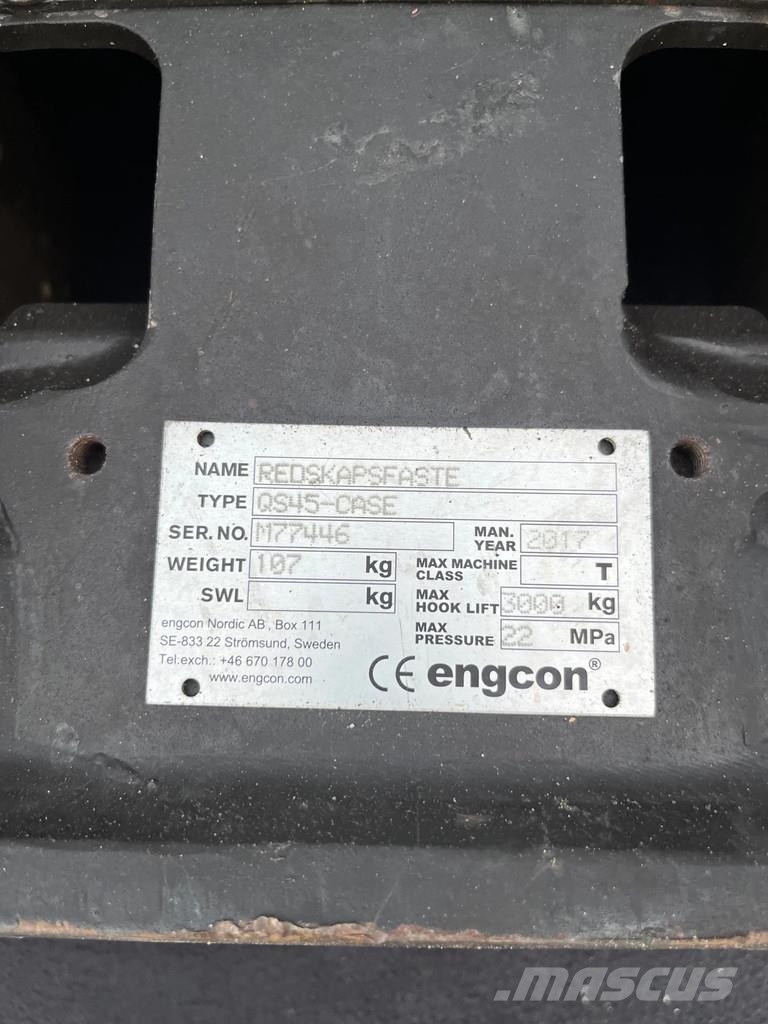 Engcon Mecalac Engcon SQ45 /S45 snelwissel 8mcr Utilaje construcții - Altele