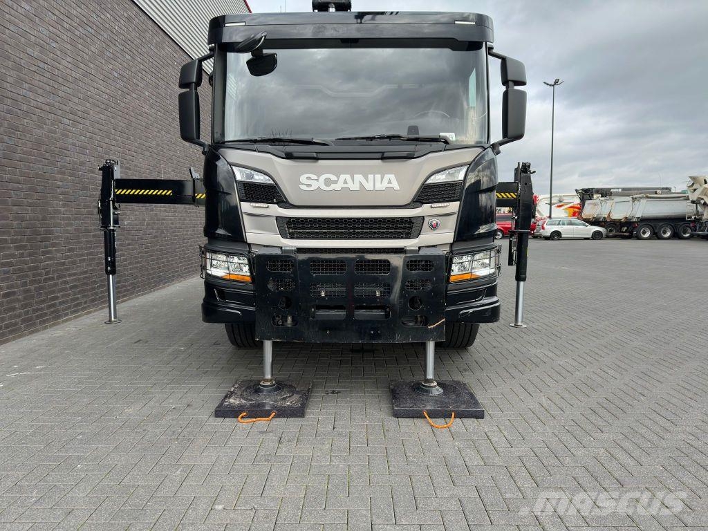 Scania P450 8X2 21 TON HAAKARM + HIAB 548 E-6 + JIB 150X- クレーントラック、ユニック車