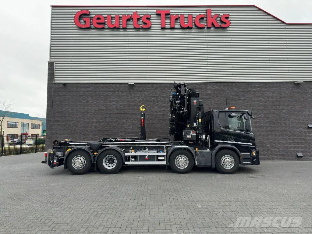 Scania P450 8X2 21 TON HAAKARM + HIAB 548 E-6 + JIB 150X- クレーントラック、ユニック車