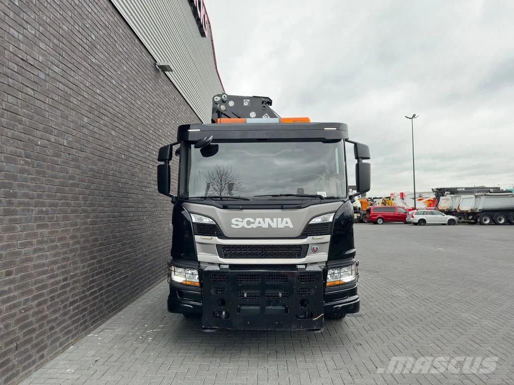 Scania P450 8X2 21 TON HAAKARM + HIAB 548 E-6 + JIB 150X- クレーントラック、ユニック車