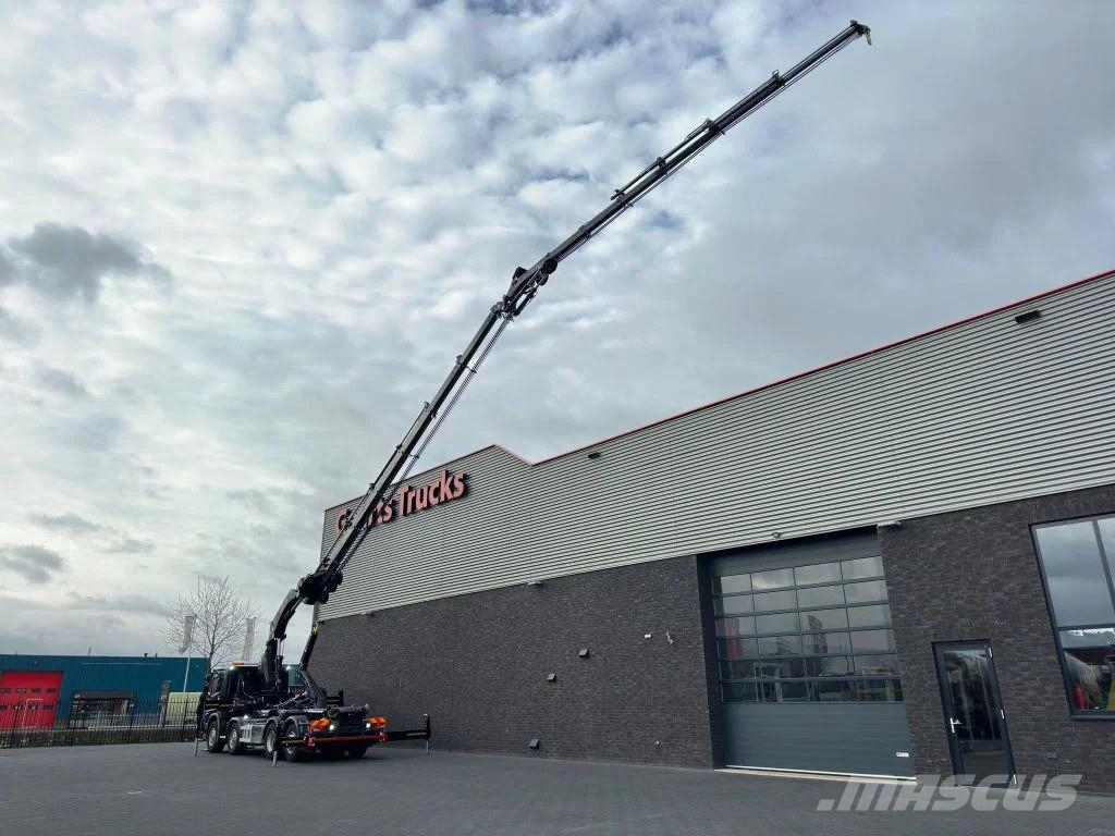 Scania P450 8X2 21 TON HAAKARM + HIAB 548 E-6 + JIB 150X- Crane trucks