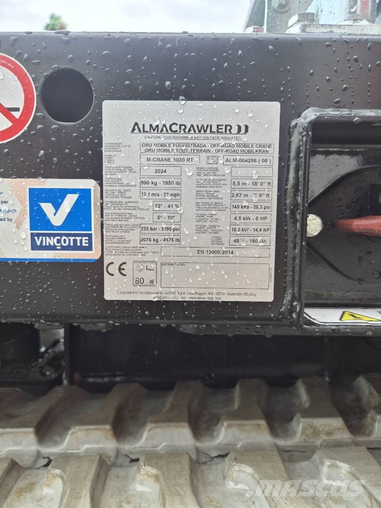 Almacrawler M-Crane 1030 RT 小型起重機