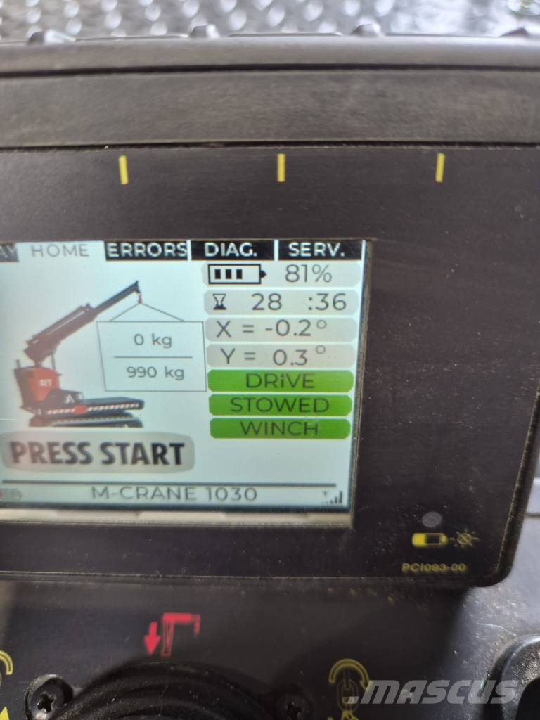 Almacrawler M-Crane 1030 RT 小型起重機