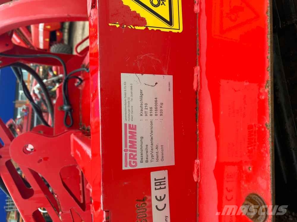 Grimme HT 210 Front Mounted Self-Propelled Topper Aardappelrooiers