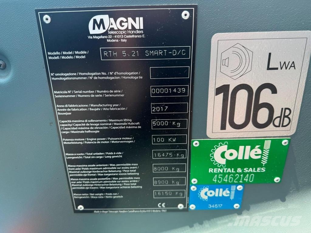 Magni RTH 5.21 4x4x4 - 5 Ton - 21 Meter + Remote + NL Re Kurottajat