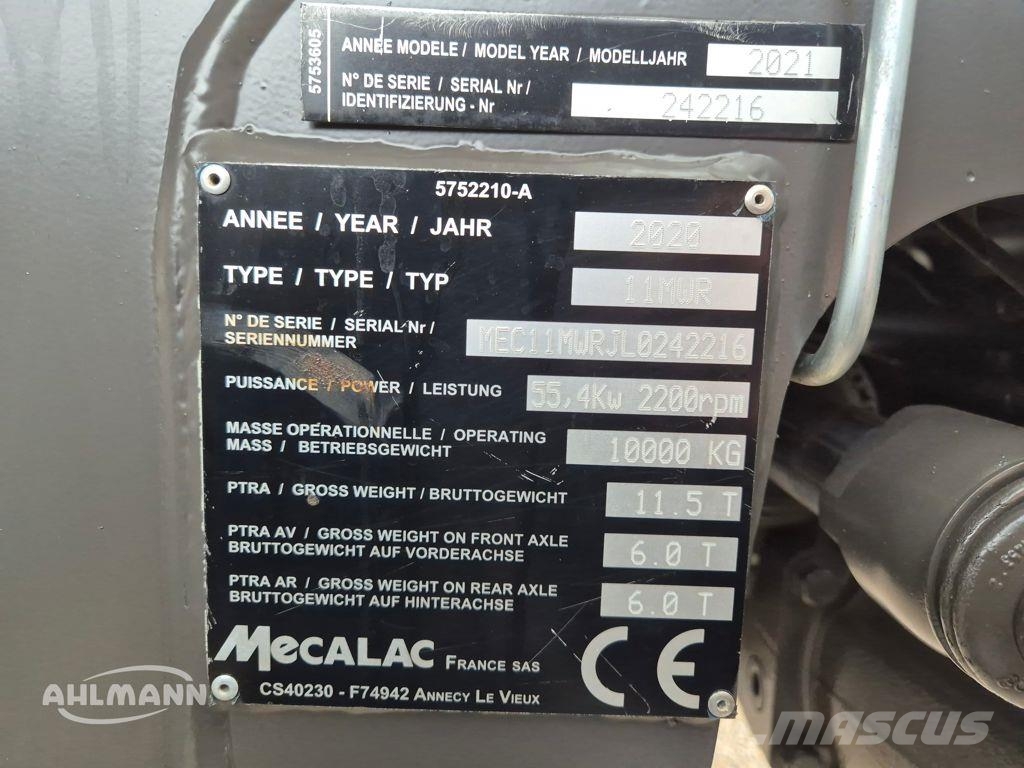 Mecalac 11 MWR-NG Cars