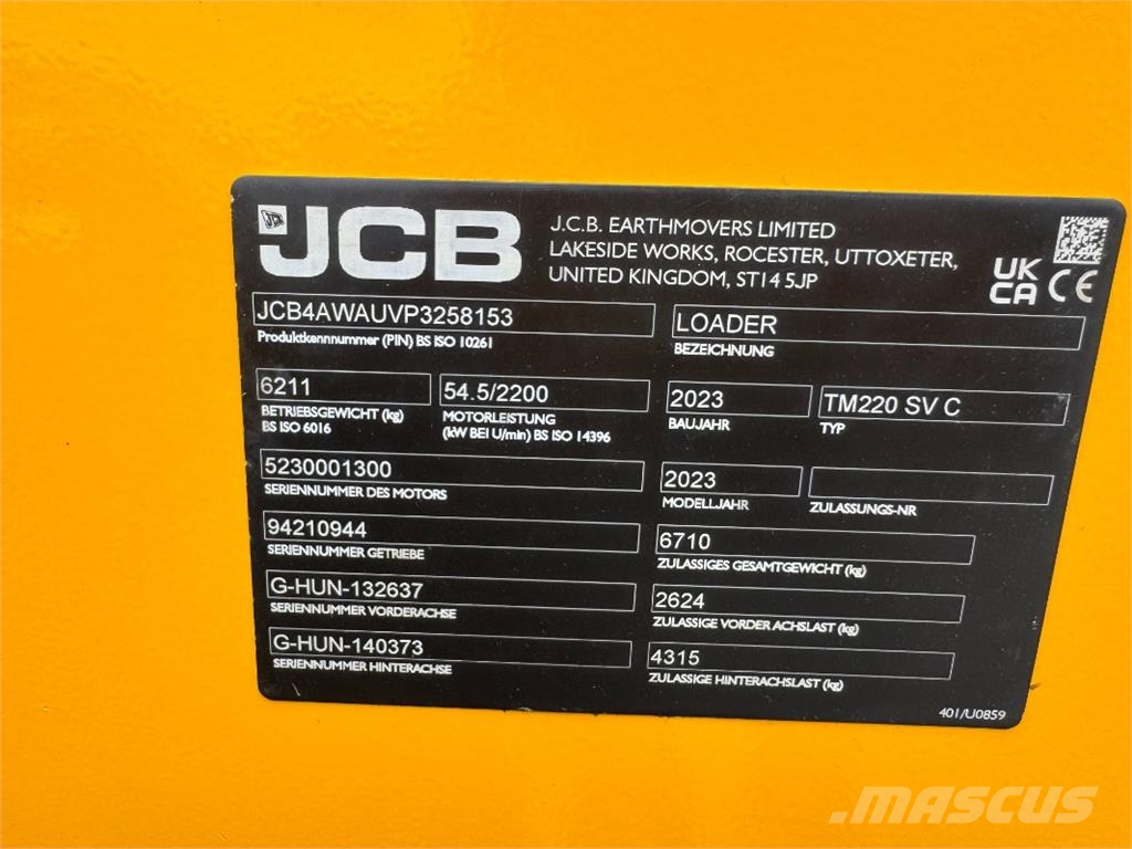 JCB TM 220 Radlader
