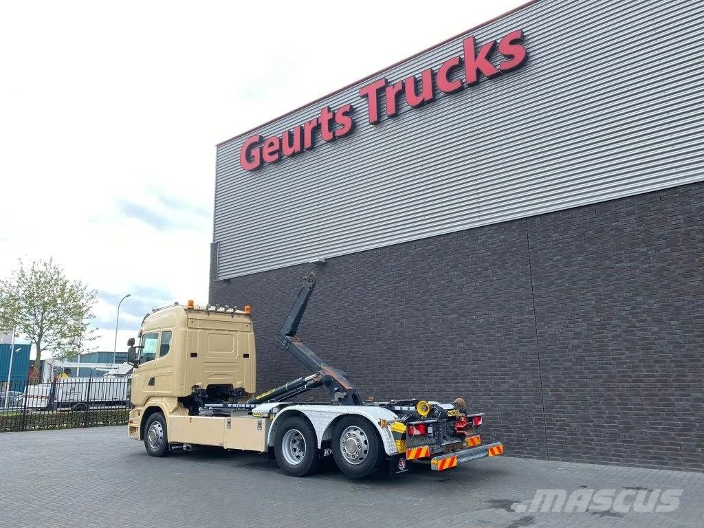 Scania R450 6X2 + PALFINGER HAAKARMSYSTEEM/ABROLLKIPPER/H Camiones elevadores de gancho